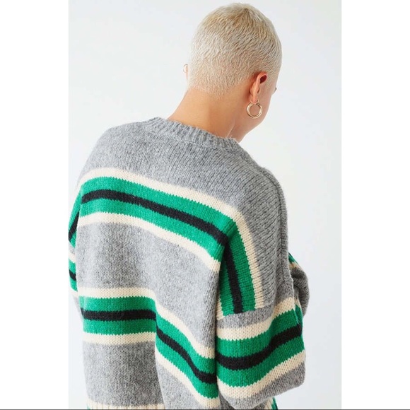 UO Oversized Striped Boyfriend Sweater - Picture 4 of 7